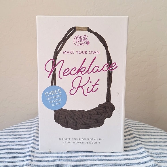 Professor Puzzle Handmade Hand Woven Necklace Crafting Kit- Open Box Pink Gold - Picture 3 of 10